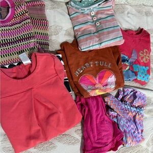 Girls Size Medium clothing lot Spring Summer Fall size 7/8 kids clothes dresses